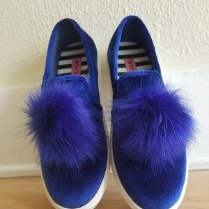Betsey Johnson slip on sneakers!